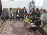 دیدار از خانواده محترم شهید بهروز افتخاری در هفته مهارت 