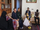 دیدار و تجدید پیمان با خانواده معظم شهیدان میانجی و قلی پور