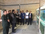 بازدید نمایندگان ستاد مشترک کل نیروهای مسلح از کارگاههای آموزشی مرکز آموزش فنی و حرفه ای ورزقان