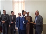 تجلیل از رئیس و کارشناس آموزش مرکز آموزش فنی و حرفه ای این شهرستان 