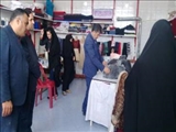 بازدید بخشدار بخش گوگان از کارگاه اشتغالزایی تولیدی پوشاک گل آرا