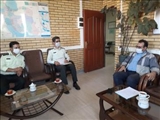 بازدید معاون نیروی انتظامي هريس از مرکز آموزش فنی و حرفه ای این شهرستان