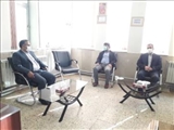 دیدار رئیس مرکز آموزش فنی و حرفه ای کلیبر با رئیس اداره آموزش و پرورش این شهرستان 