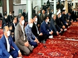 استقرار میز خدمت مرکز آموزش فنی و حرفه ای هوراند در حاشیه برگزاری نماز جمعه شهرستان
