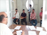 برگزاری آزمون عملی از رانندگان و شاغلین حوزه راهداری شهرستان مراغه