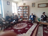 دیدار کارکنان مرکز آموزش فنی و حرفه ای کلیبر با امام جمعه  این شهرستان